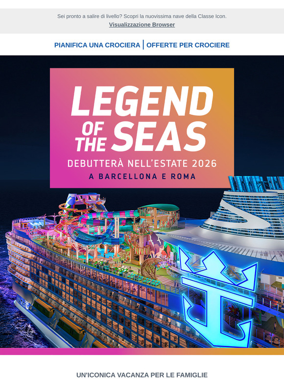 Vieni a conoscere la Legend of the Seas 🚢