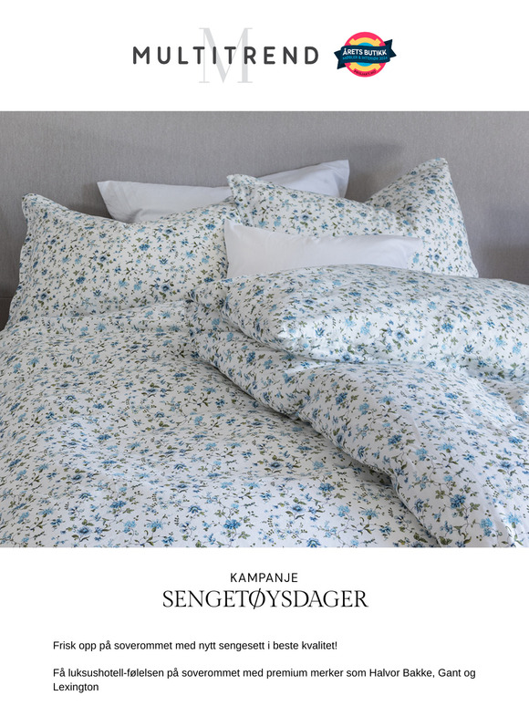 Drøm søtt – store rabatter på sengetøy 🌼🌸 Opptil 50%