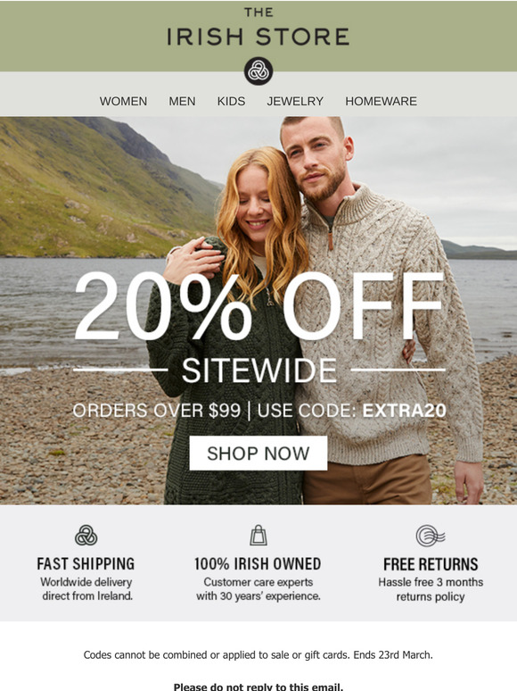 It's Back....Sitewide Savings