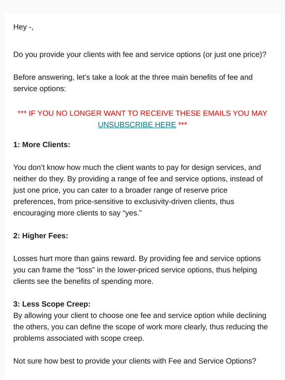The Three Benefits of Choice Architecture