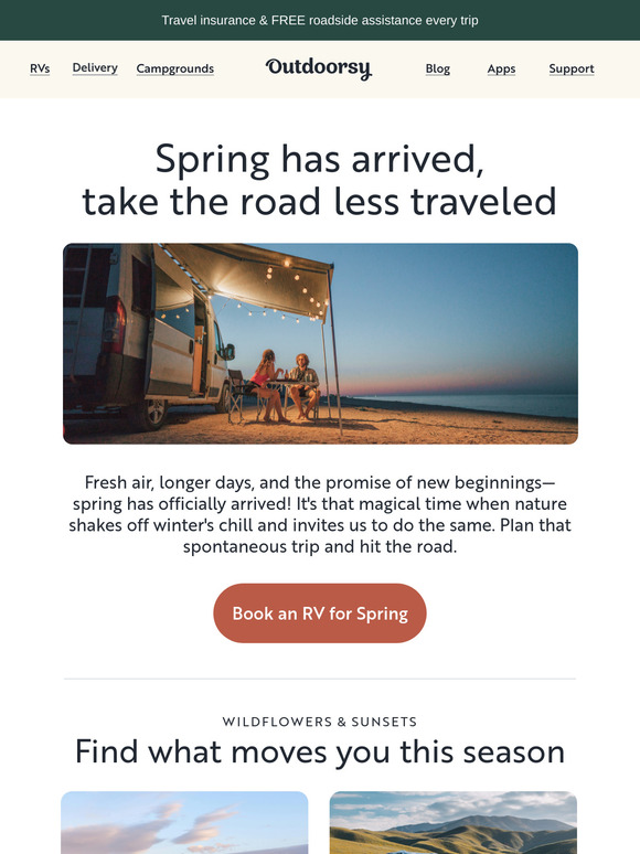 Spring's Calling: Your Adventure Vehicle is Waiting 🦋