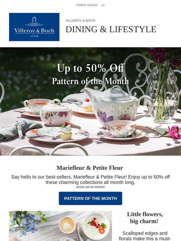 Pattern of the Month: Mariefleur & Petite Fleur
