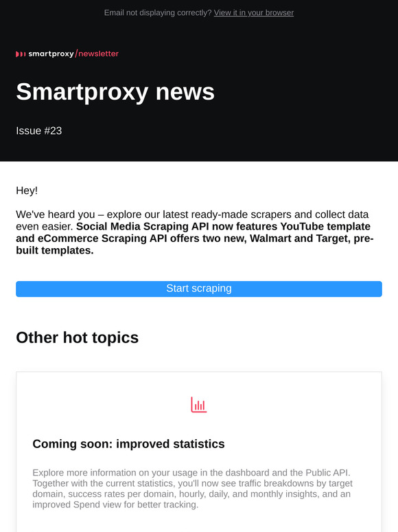 #23 New Scraping APIs templates 🤖