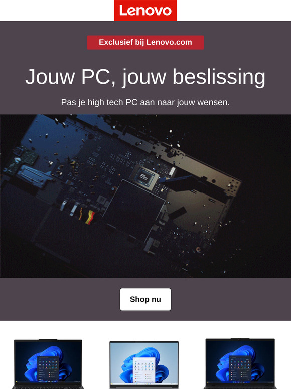 —, Voer je taken uit met de pc van jouw keuze.