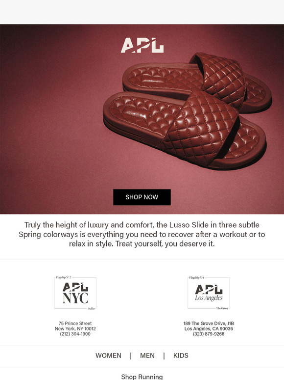 The Lusso Slide for Spring 2025