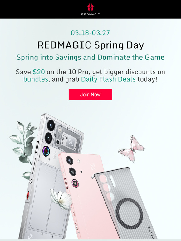 🌱Dominate the game with Springtime savings on superior mobile gaming gear!