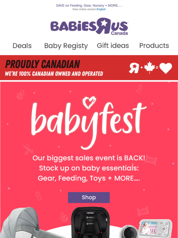 🛒Babyfest: stock up on essentials + SAVE!