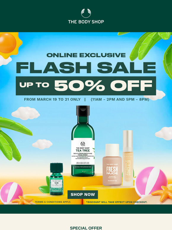 🚨✨ ONLINE EXCLUSIVE FLASH SALE ALERT!  - UP TO 50% OFF ✨🚨