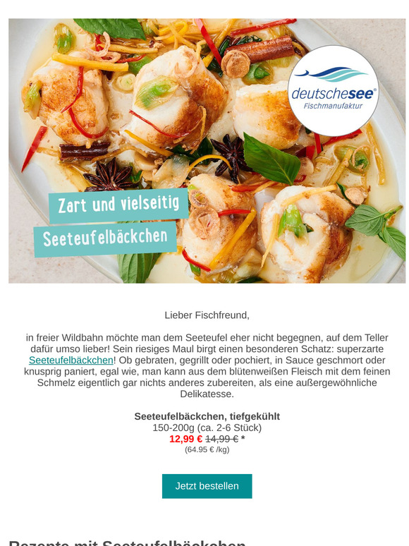🐟 Seeteufelbäckchen – eine besondere Delikatesse