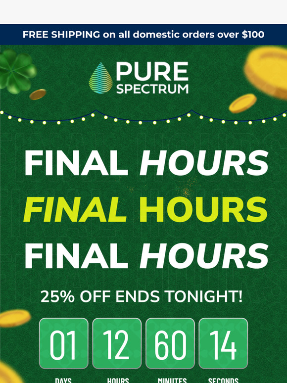 ⏳ Last Chance! 25% Off Ends Tonight