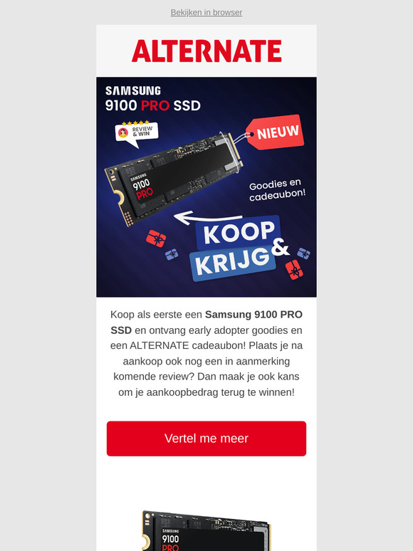 Nieuw: Samsung 9100 PRO