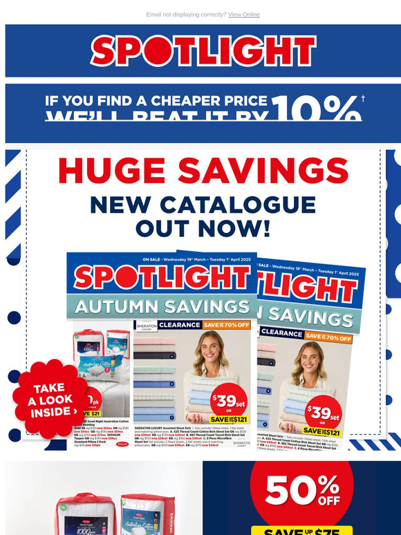 RUSH IN! NEW Autumn Savings Catalogue Out Now!