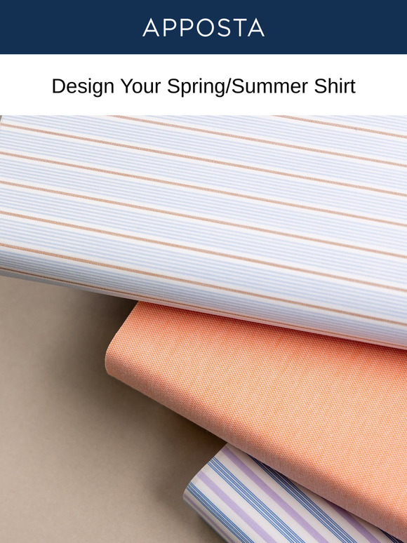 New Spring/Summer Shirt Fabrics Are Here