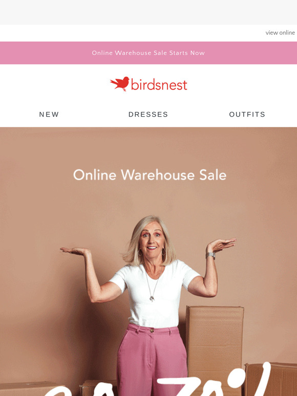 The Online Warehouse Sale On Now!