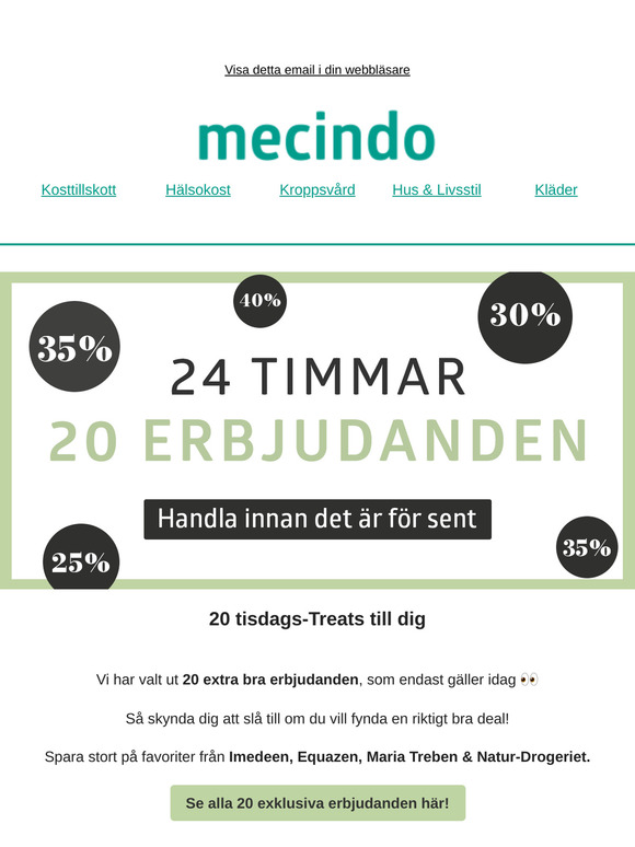 Tisdags-Treat 😍 Erbjudandena går ut 23:59