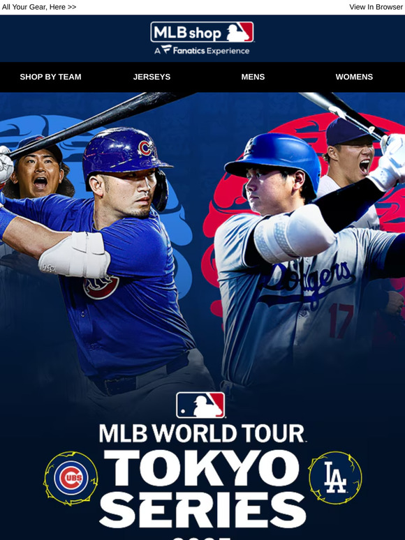 Tuning Into Tokyo Series? Lock In With MLB Shop!
