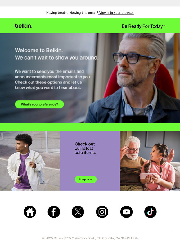 Welcome, and Thanks For Signing Up