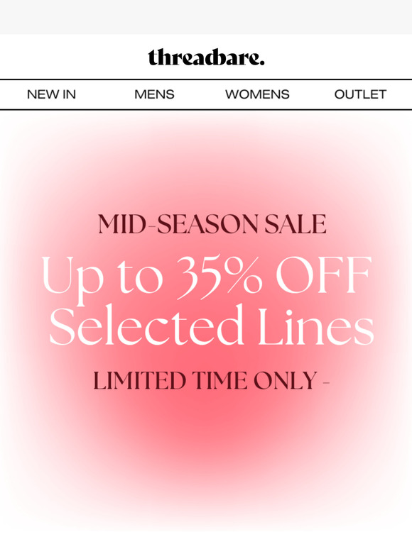 Up To 35% Off Mid Season Sale