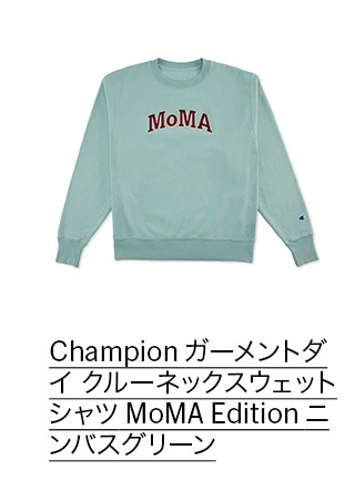 Champion $B%,!<%a%s%H%@%$(B $B%/%k!<%M%C%/%9%&%'%C%H%7%c%D(B MoMA Edition $B%K%s%P%9%0%j!<%s(B