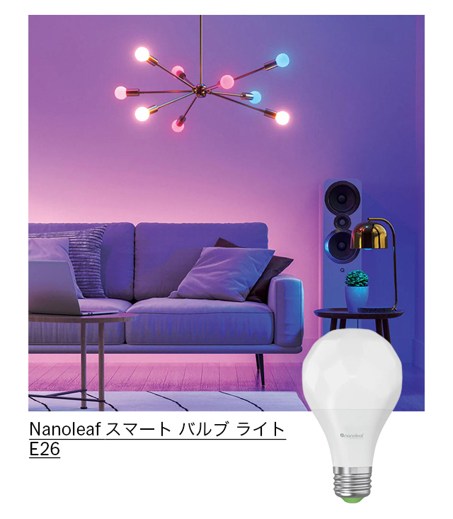 Nanoleaf $B%9%^!<%H(B $B%P%k%V(B $B%i%$%H(B E26