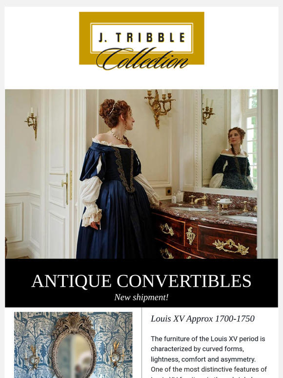 CONVERTIBLE ANTIQUES FROM J. TRIBBLE 👑