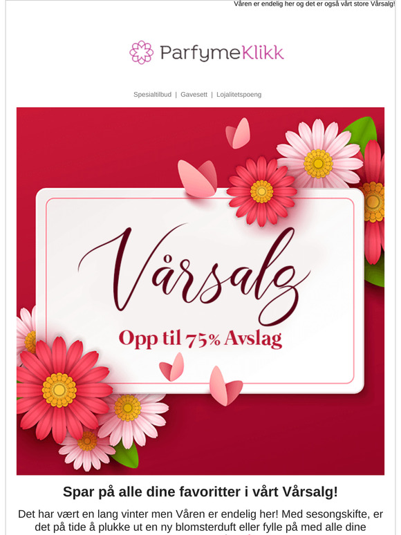 Vårt Vårsalg er igang!