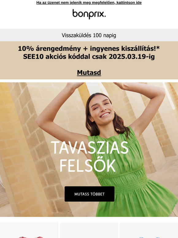 Felsők tavaszra – találd meg a tökéleteset