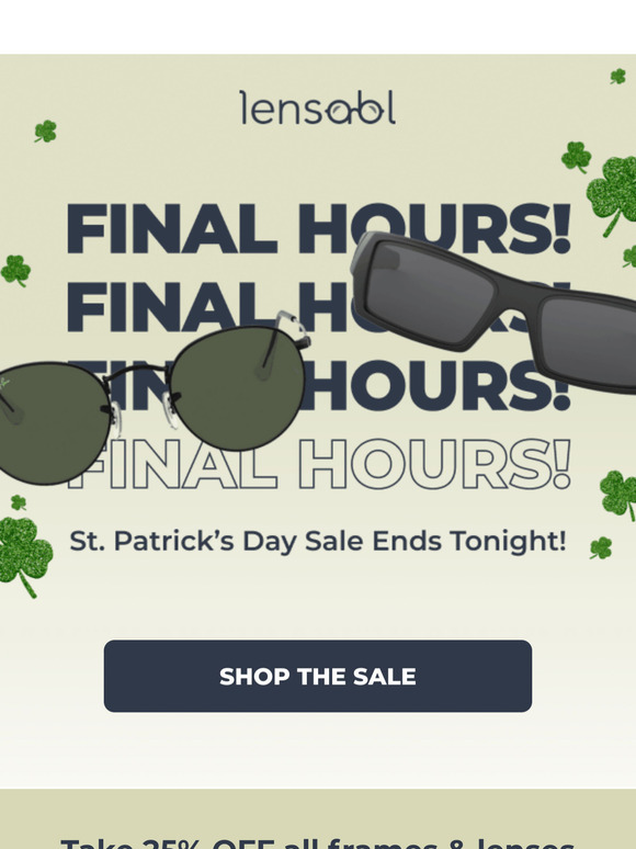 Last Chance! 25% Off Sale Ends Tonight!