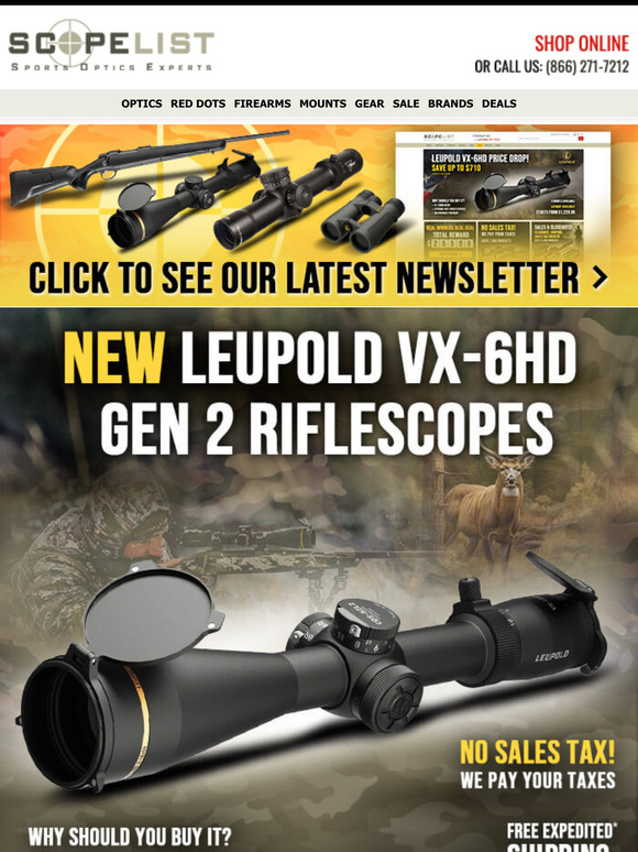 NEW Leupold VX-6HD Gen 2 + Vortex Viper Shotgun Enclosed MR IN STOCK Now!