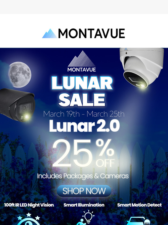 Lunar Sale - Smart Illumination Security - Best Deal of the Year