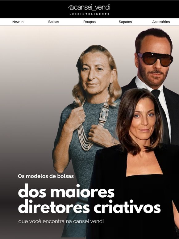 Qual o seu diretor criativo de luxo favorito?✨