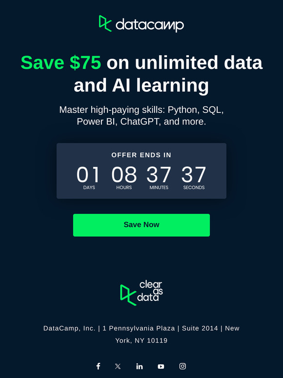 [$75 Off] Only hours left!