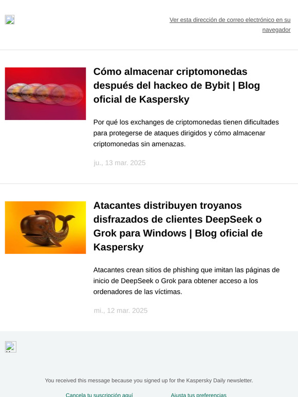 Blog oficial de Kaspersky