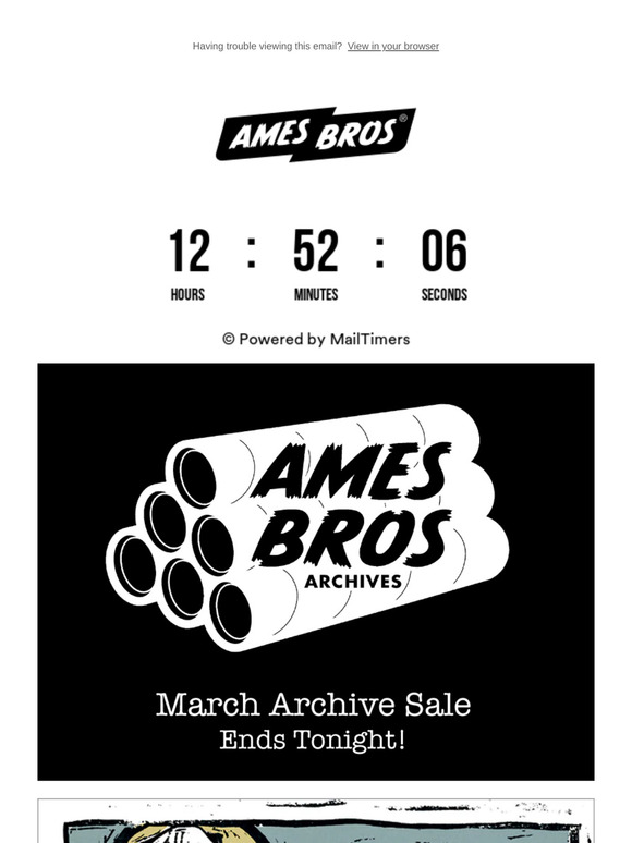 March Archive Sale - ENDS SOON