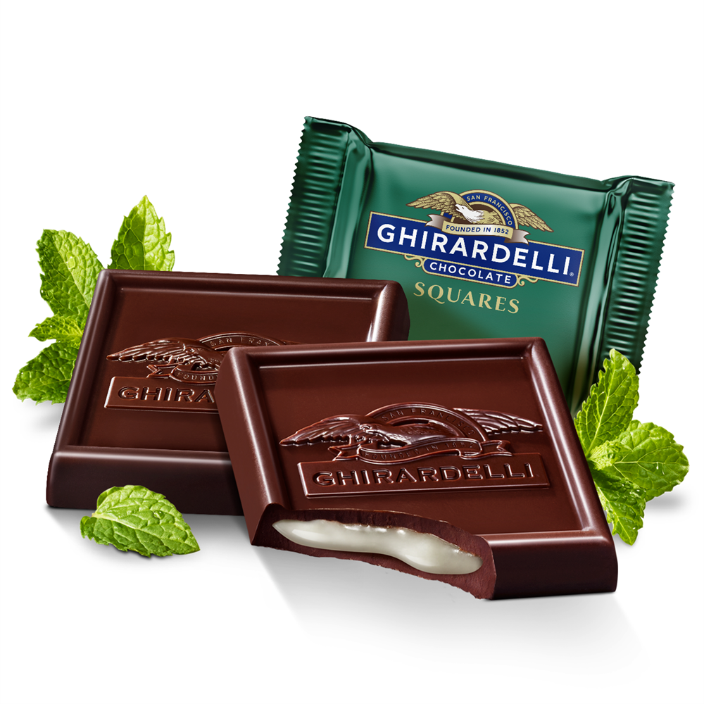 Dark Chocolate Mint Squares
