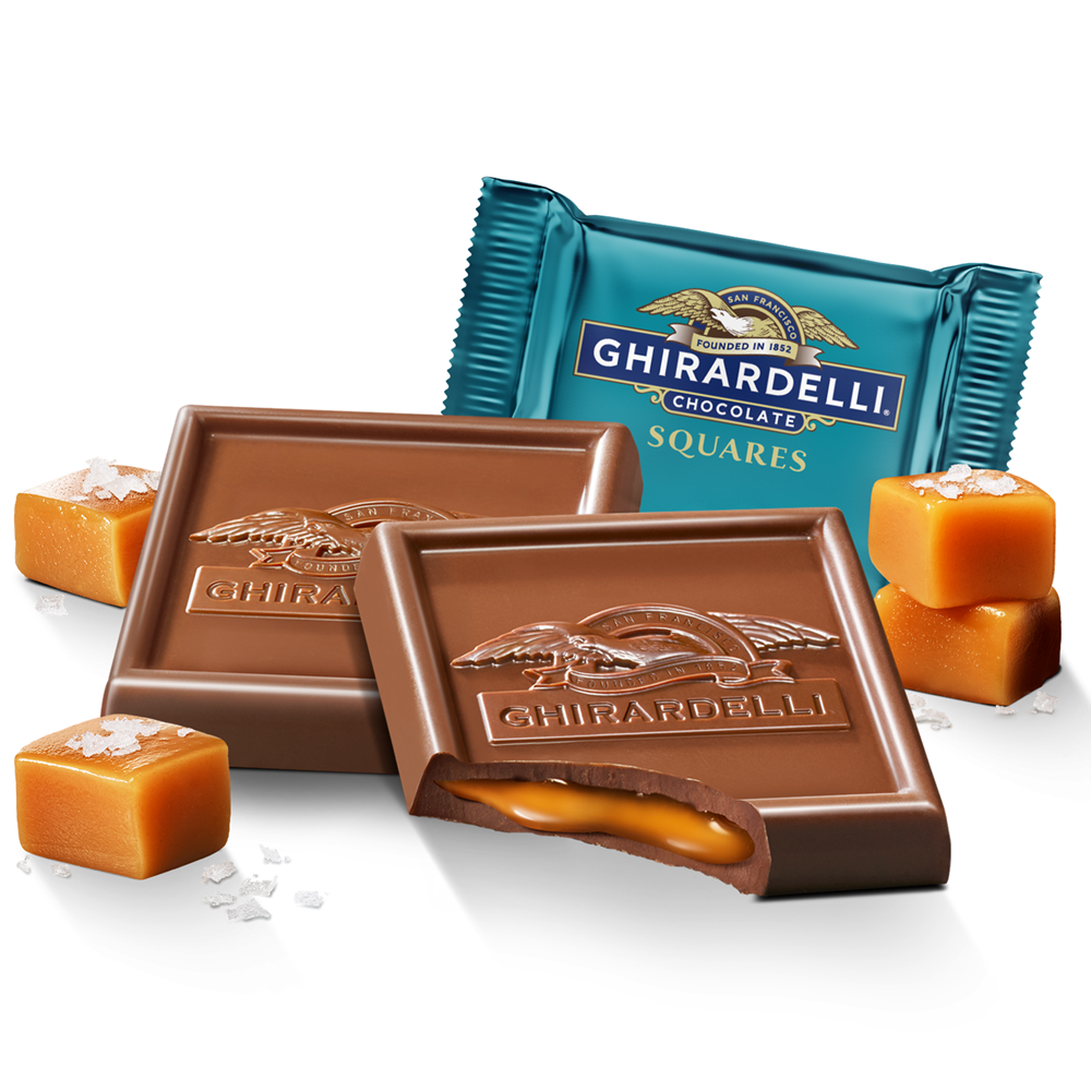 Milk Chocolate Sea Salt Caramel Squares