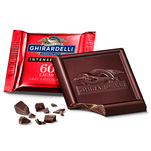 Intense Dark 60% Cacao Dark Chocolate Squares