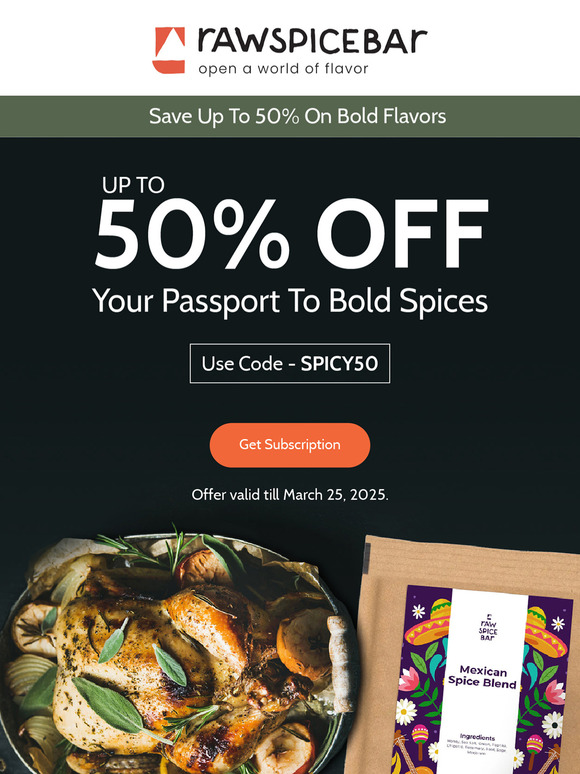 Chef-Approved Blends – Up to 50% OFF!