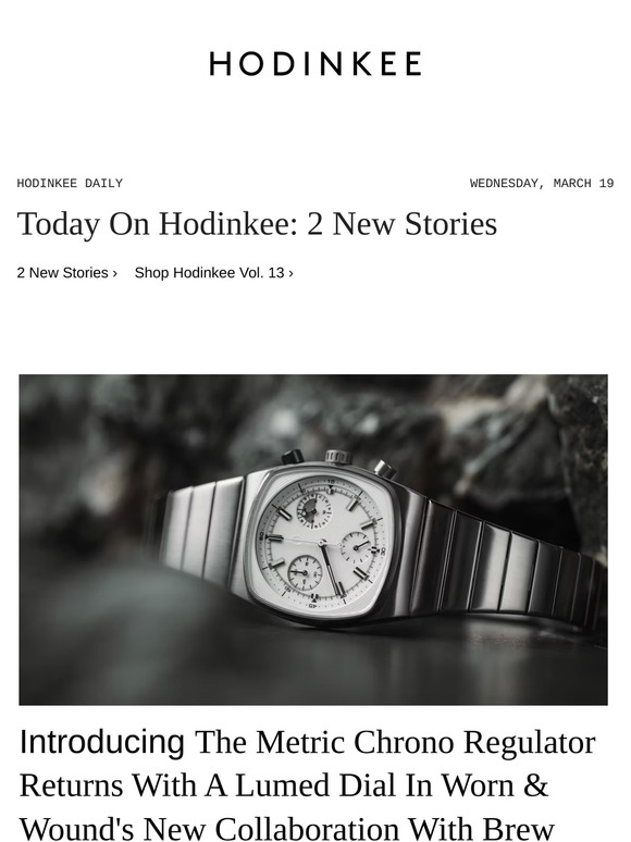 Hodinkee Daily | 03/19/2025
