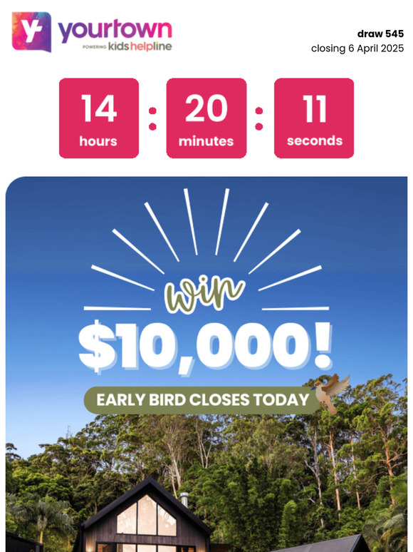 🚨 $10,000 Early Bird Closes Tonight!
