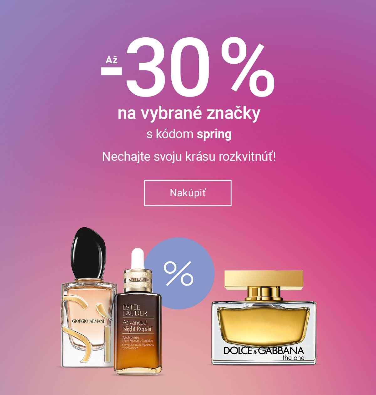 Až −30 % na vybrané značky