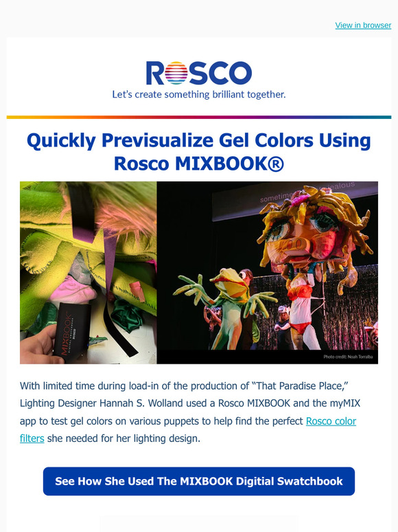 Previsualize Gel Colors For Your Design Using A Rosco MIXBOOK
