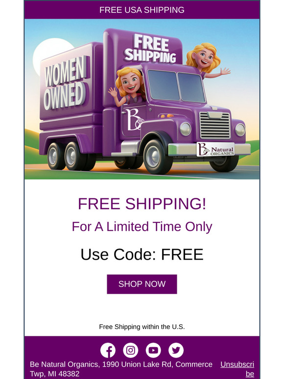 Final Hours - Sitewide Free Shipping Sale