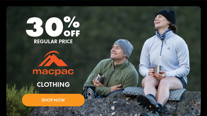 30% off Macpac Clothing