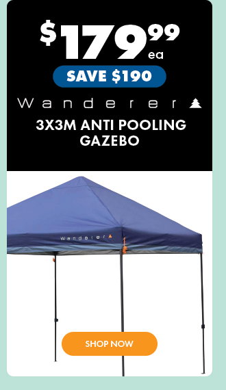 Wanderer 3x3 Anti Pooling Gazebos