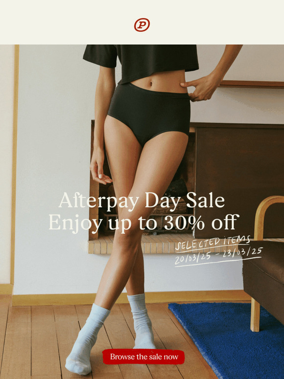 AfterPay Day Sale is now live