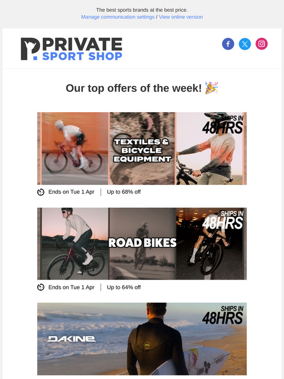 🏆 Top offers of the week!