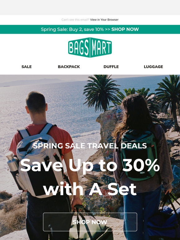 Spring Sale: Save Big on Travel Must-Haves!