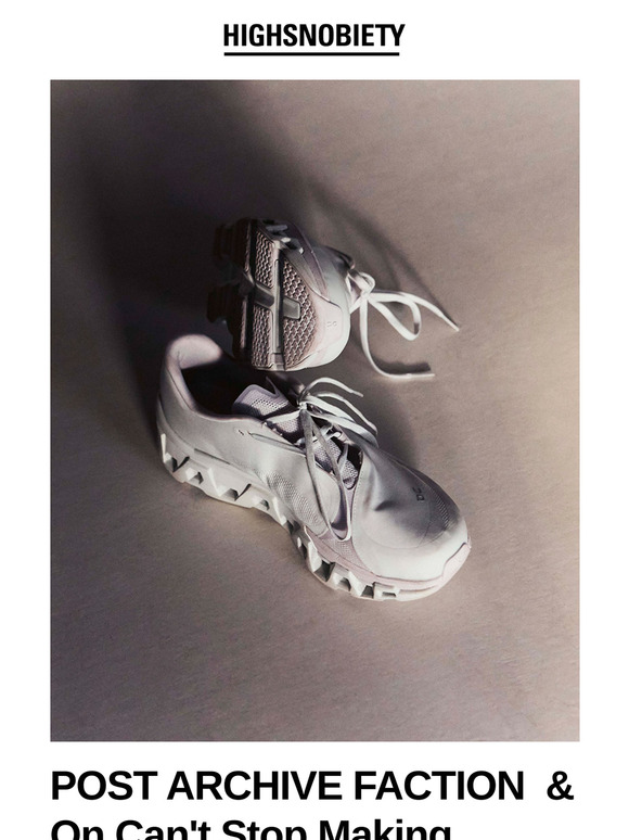 POST ARCHIVE FACTION & On Can't Stop Making Attractive Running Shoes