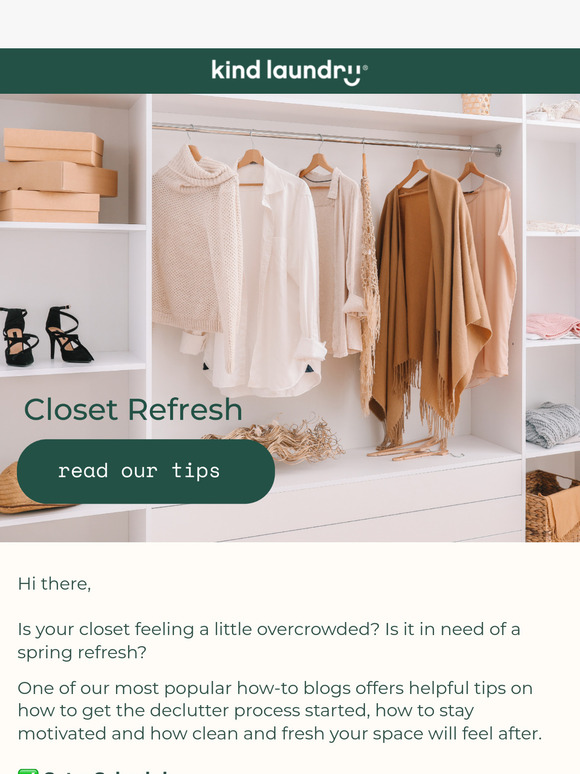Closet Spring Clean